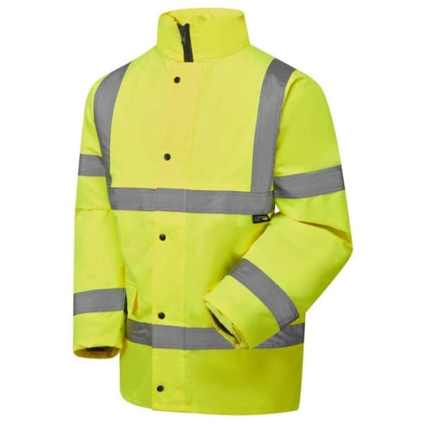 SUPER T HI VIS FLEECE LINED PARKA JACKET - Image 2