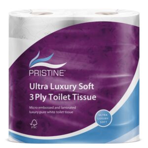 Ultra luxury soft toilet tissue 3 ply.